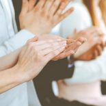 Applause at conference
