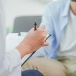 Man at the doctor